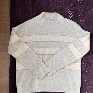 Rails Ellise Mist Cashmere Silk Blend Mock Neck Sweater